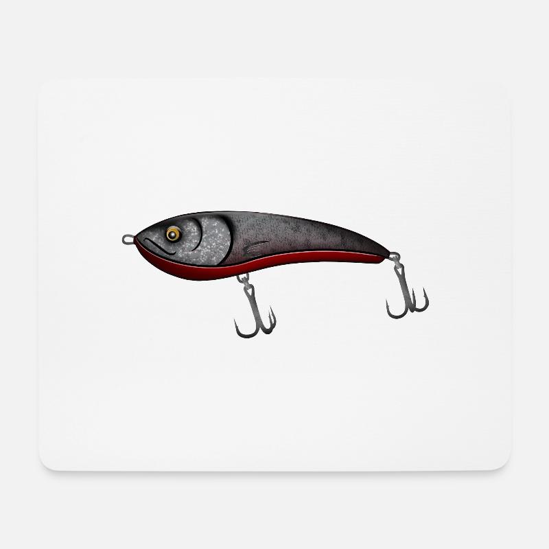 Wobbler - Tapis de souris (format paysage) - blanc