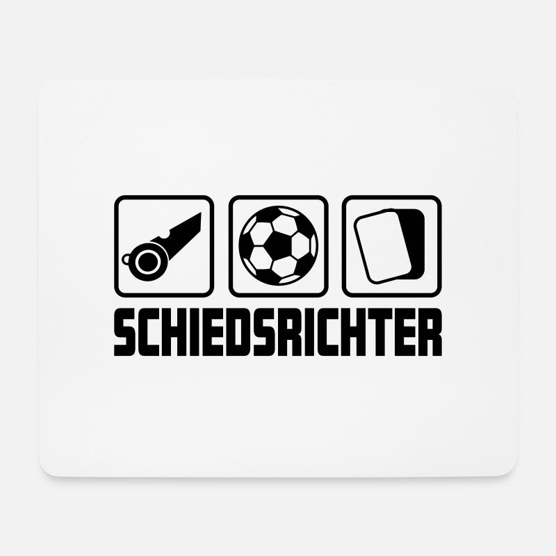 Schiedsrichter - Mousepad (Querformat) - Weiß