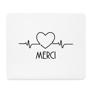 Electro Coeur - Mousepad (Querformat) - Weiß - Vorne