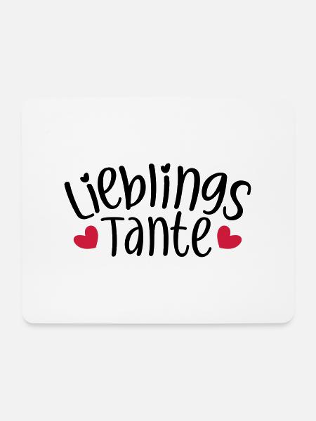 Lieblingstante Beste Tante Geschenk Neffe Nichte - Mousepad (Querformat) - Weiß