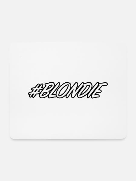 BLONDIE - Mousepad (Querformat) - Weiß
