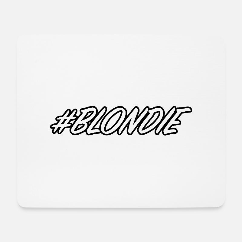 BLONDIE - Mousepad (Querformat) - Weiß