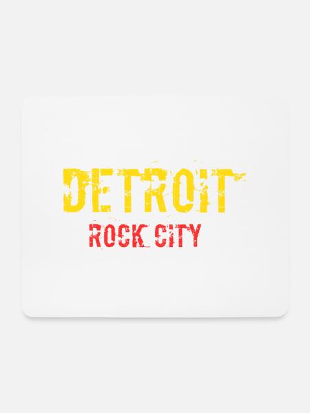 Detroit design - Mousepad (Querformat) - Weiß