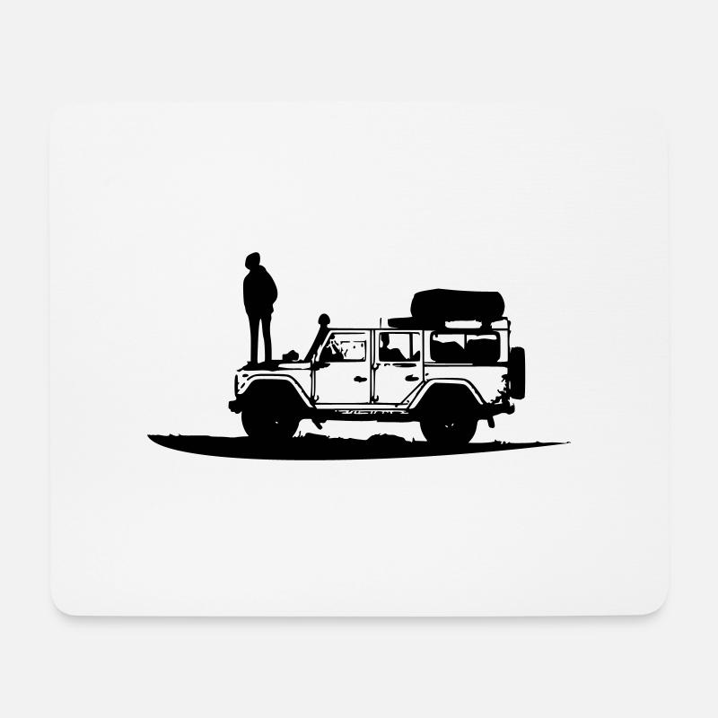 Defender LR - Mouse Pad (horizontal) - white