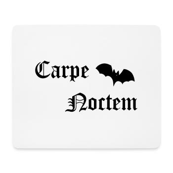 carpe noctem bat for the black scene - Mouse Pad (horizontal) - white - Front