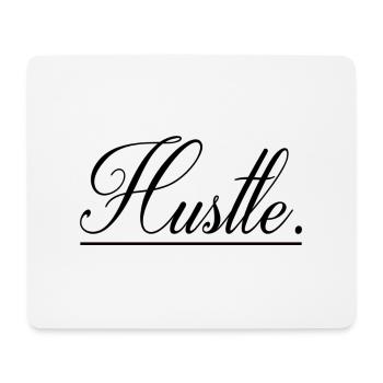 Hustle Motivation - Mousepad (Querformat) - Weiß - Vorne