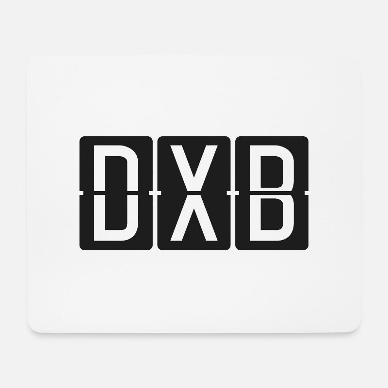 Dubai - Mousepad (Querformat) - Weiß