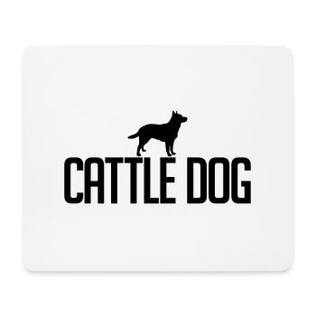 CATTLE DOG Race chien chien Wilsigns - Tapis de souris (format paysage) - blanc - Devant