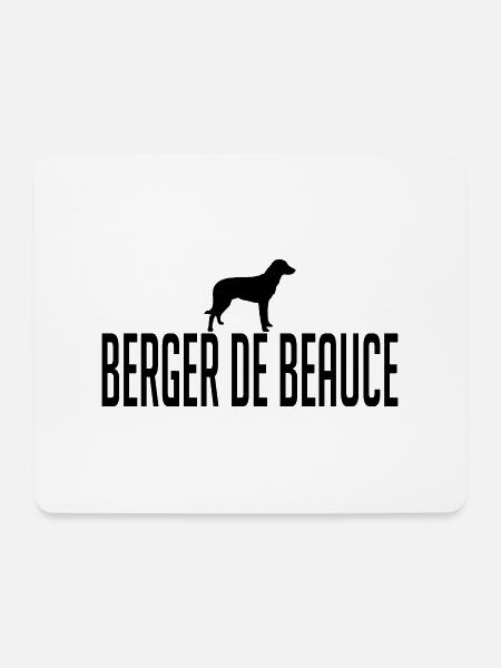 BERGER DE BEAUCE Hunderasse Hunde Hund Wilsigns - Mousepad (Querformat) - Weiß