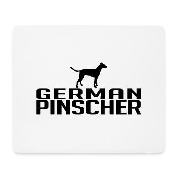 GERMAN PINSCHER Dog Dog Dogs Wilsigns - Mouse Pad (horizontal) - white - Front