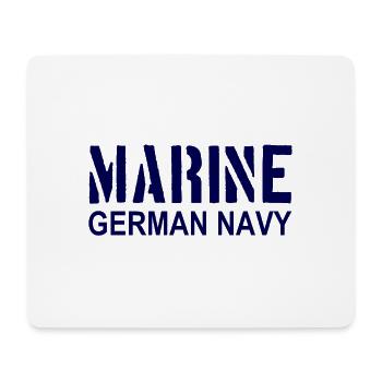 Marine - German Navy - Militär - Seefahrt Schiffe - Mousepad (Querformat) - Weiß - Vorne