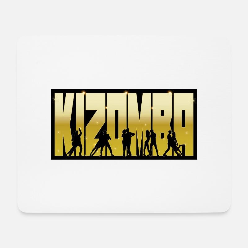 Kizomba Prestige v1 - Mousepad (Querformat) - Weiß
