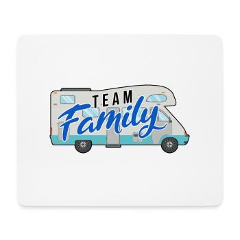 team family camping dog sport gift camping - Mouse Pad (horizontal) - white - Front
