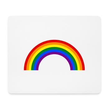Lgbtq rainbow colors - Mouse Pad (horizontal) - white - Front