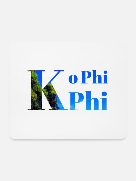 Ko Phi Phi - Mousepad (Querformat) - Weiß