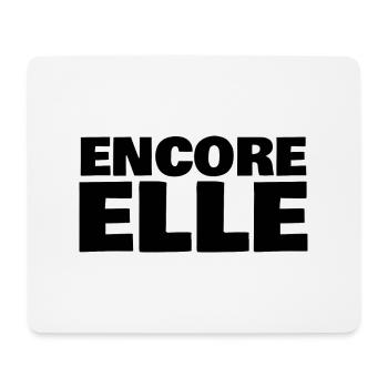 encore elle - Tapis de souris (format paysage) - blanc - Devant