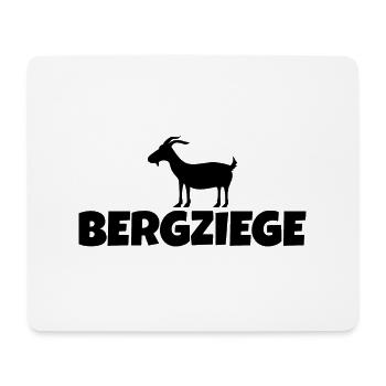 Bergziege Lustig Wandern Erzgebirge - Mousepad (Querformat) - Weiß - Vorne