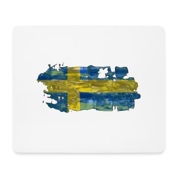 Suède Suède Viking Scandinavie Nordique Milieu de l’été - Tapis de souris (format paysage) - blanc - Devant