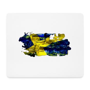 Suède Suède Viking Scandinavie Nordique Milieu de l’été - Tapis de souris (format paysage) - blanc - Devant