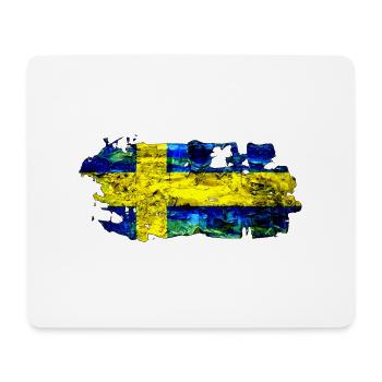 Suède Suède Viking Scandinavie Nordique Milieu de l’été - Tapis de souris (format paysage) - blanc - Devant