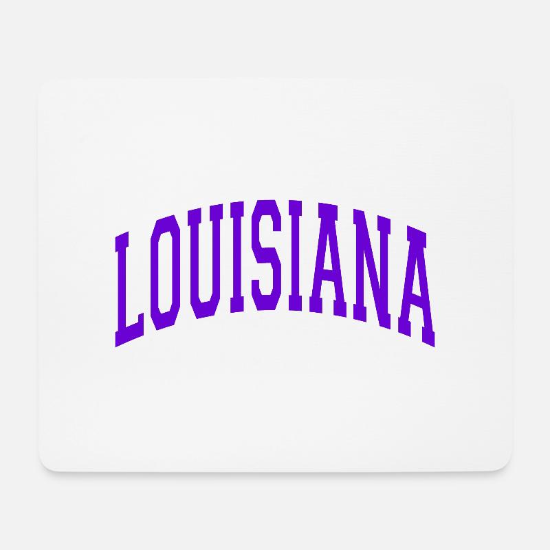 Louisiana - Mousepad (Querformat) - Weiß