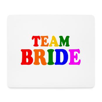 Team bride - Mousepad (Querformat) - Weiß - Vorne