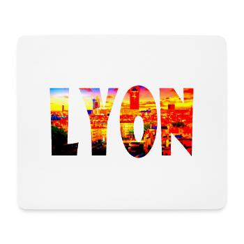 Lyon Ville - Tapis de souris (format paysage) - blanc - Devant