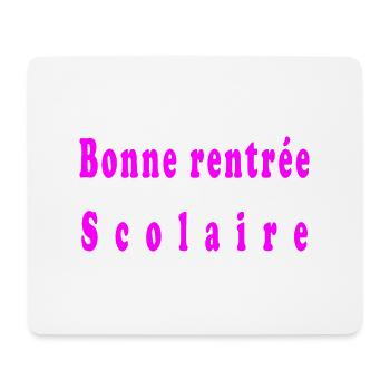 Bonne rentrée scolaire - Tapis de souris (format paysage) - blanc - Devant