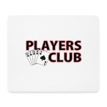 Players Poker Club - Mouse Pad (horizontal) - white - Front