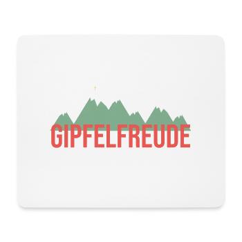 Summit Joy Mountain Mountaineering Hiking Gift - Mouse Pad (horizontal) - white - Front