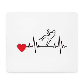 Handball Club Handball Handball Handball Player - Mouse Pad (horizontal) - white - Front