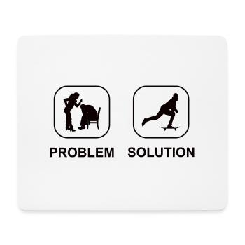 Skateboard Longboard Skater Skateboarding Skaten - Mousepad (Querformat) - Weiß - Vorne