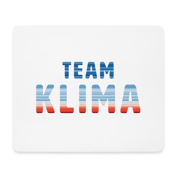 Team Klima | Warming Stripes - Mousepad (Querformat) - Weiß - Vorne