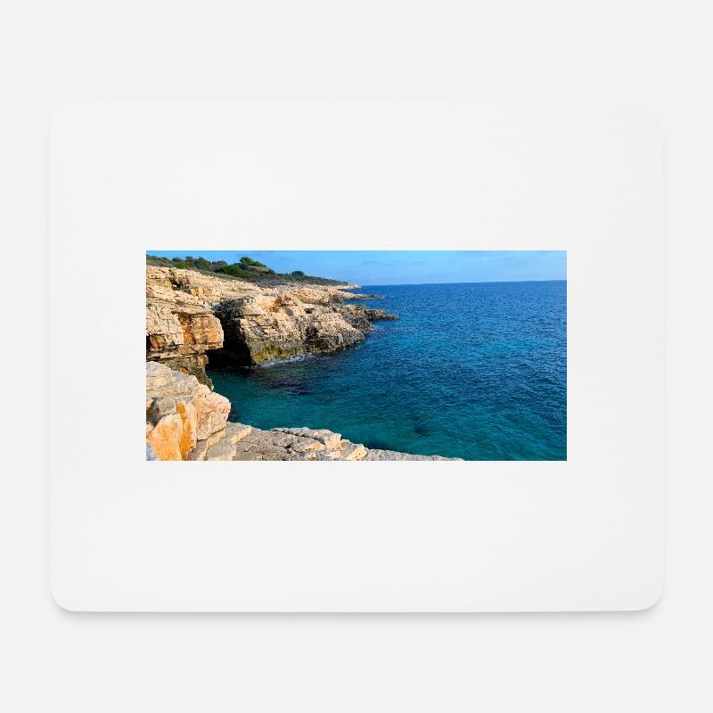 Kap Kamenjak - Mousepad (Querformat) - Weiß