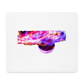 Crystal ball in the play of lights - Mouse Pad (horizontal) - white - Front