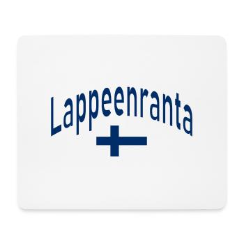 Lappeenranta finland flag - Mouse Pad (horizontal) - white - Front