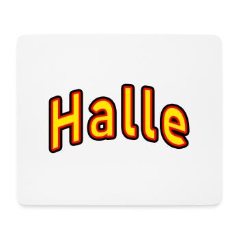 Hall - Mouse Pad (horizontal) - white - Front