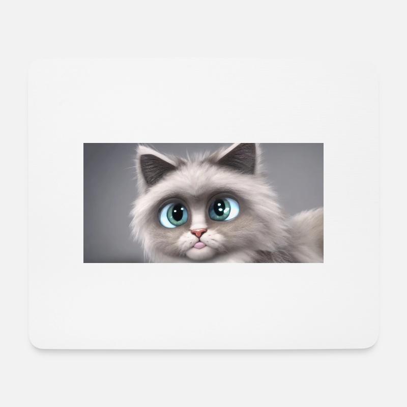 My sweet Cat - Mousepad (Querformat) - Weiß