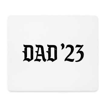 Dad 23 Vater 2023 - Mousepad (Querformat) - Weiß - Vorne