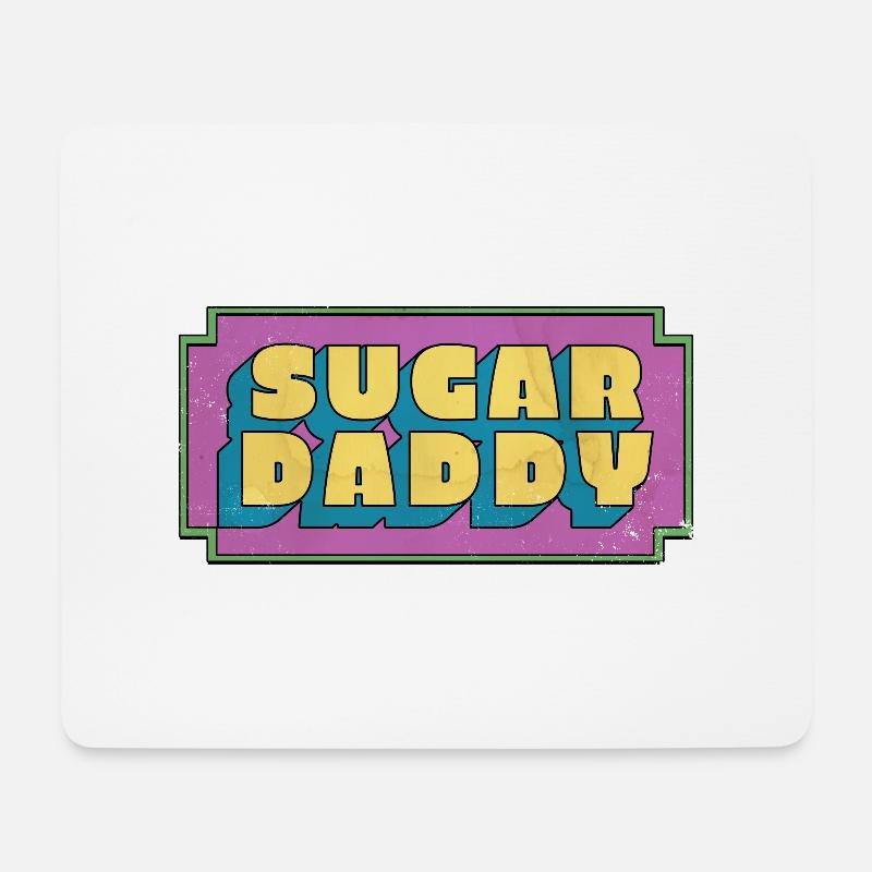 Sugar Daddy - Mouse Pad (horizontal) - white