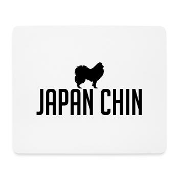 JAPON CHIN Race Chien Chien Chiens Wilsigns - Tapis de souris (format paysage) - blanc - Devant
