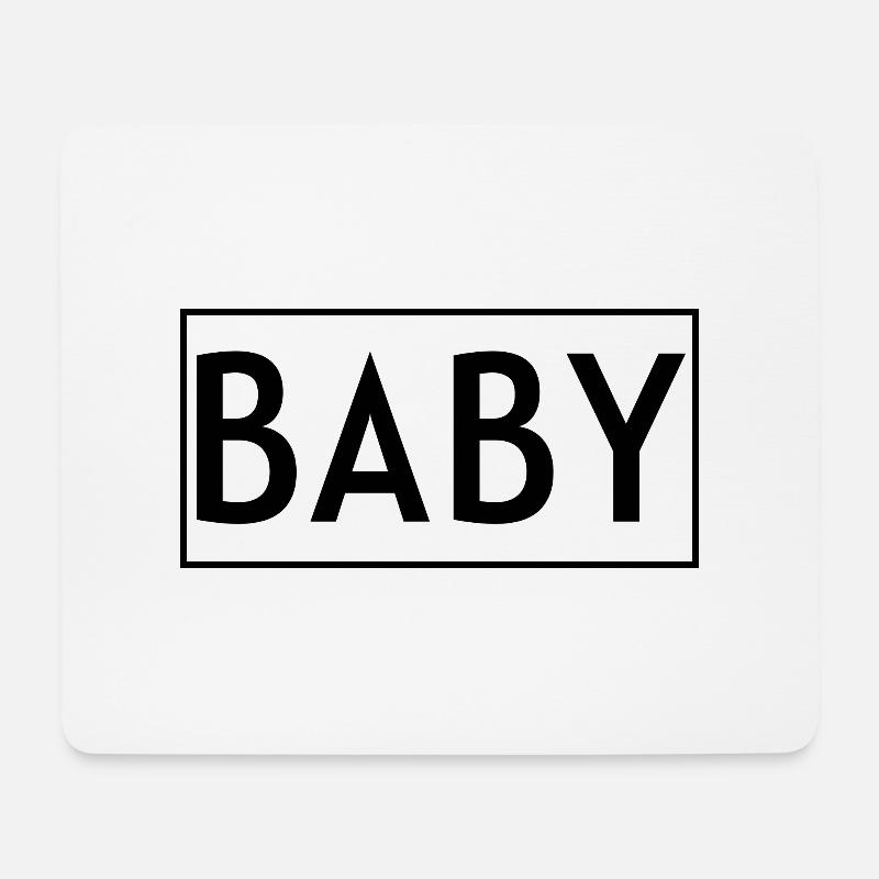 BABY - Mousepad (Querformat) - Weiß