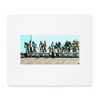 BMX - Mousepad (Querformat) - Weiß - Vorne
