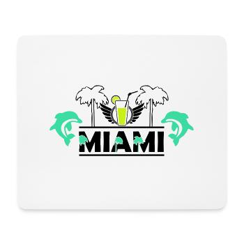 Miami - Mousepad (Querformat) - Weiß - Vorne