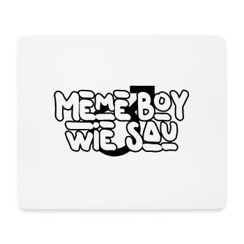Meme Boy - Mousepad (Querformat) - Weiß - Vorne