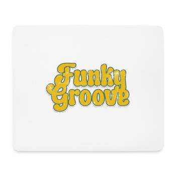 Funky Groove Vintage - Mouse Pad (horizontal) - white - Front