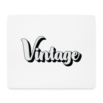 VINTAGE T-shirt - Mousepad (Querformat) - Weiß - Vorne