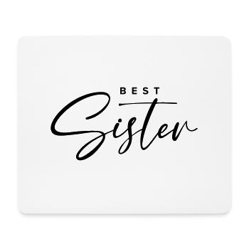 Best sister - Mouse Pad (horizontal) - white - Front