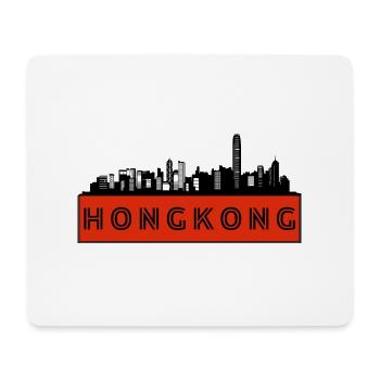 City of Hong Kong - China - Mouse Pad (horizontal) - white - Front