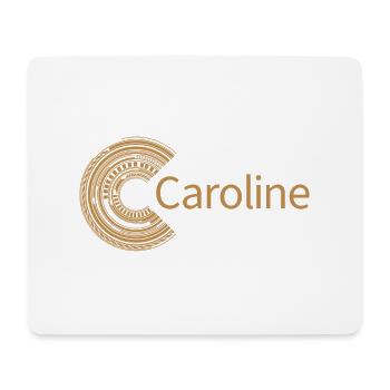 Für Caroline - Mousepad (Querformat) - Weiß - Vorne